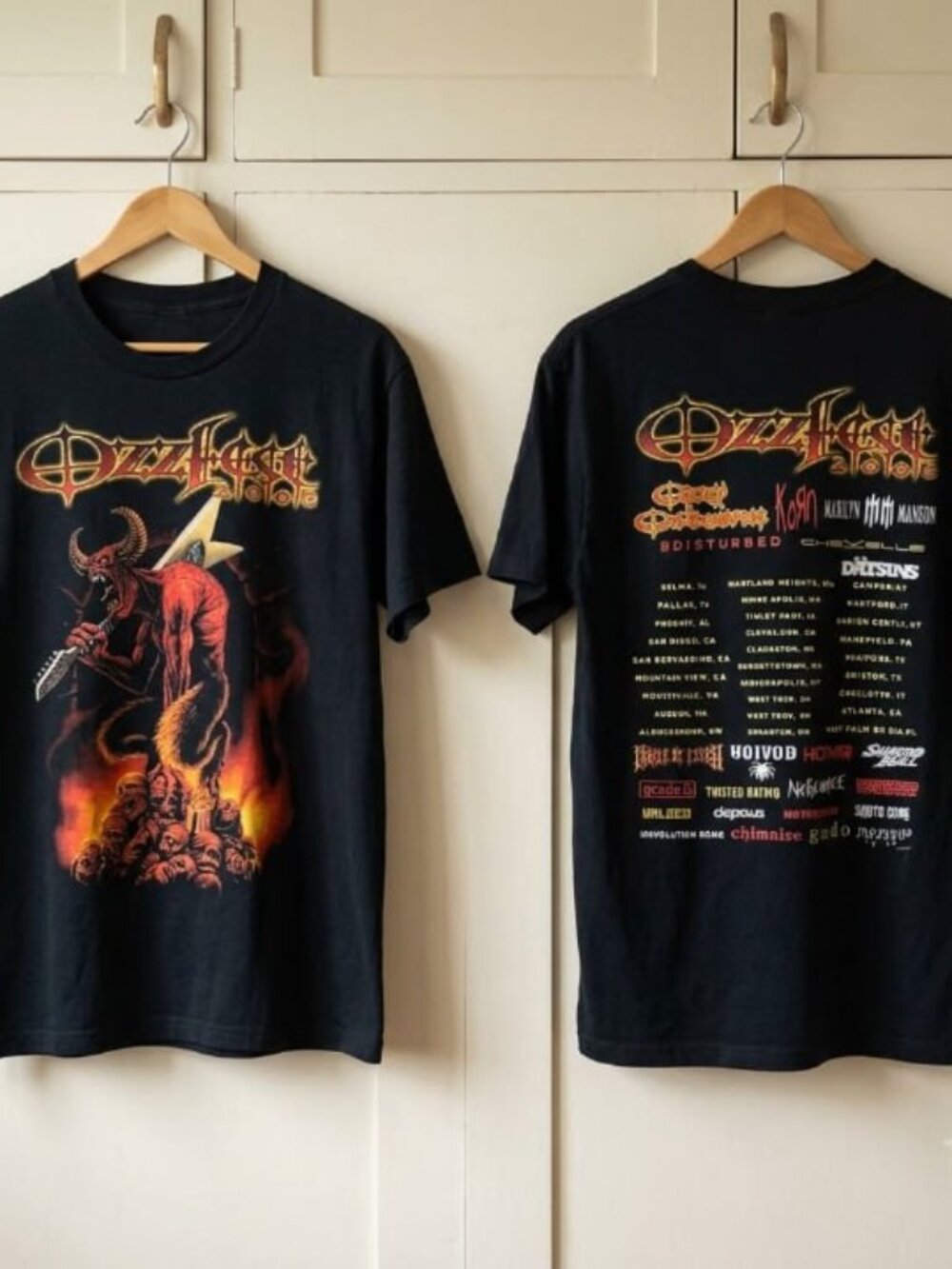 2003 Ozzy Osbourne Ozzfest Tour Shirt reprint